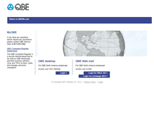 Tablet Screenshot of myqbe.com